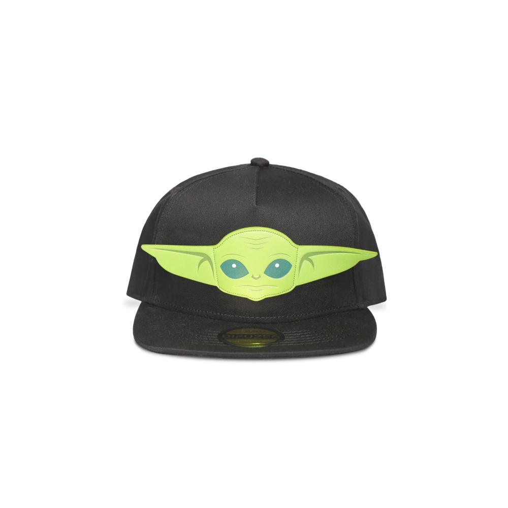 Star Wars - The Mandalorian Yoda Novelty Snapback Pet - Zwart